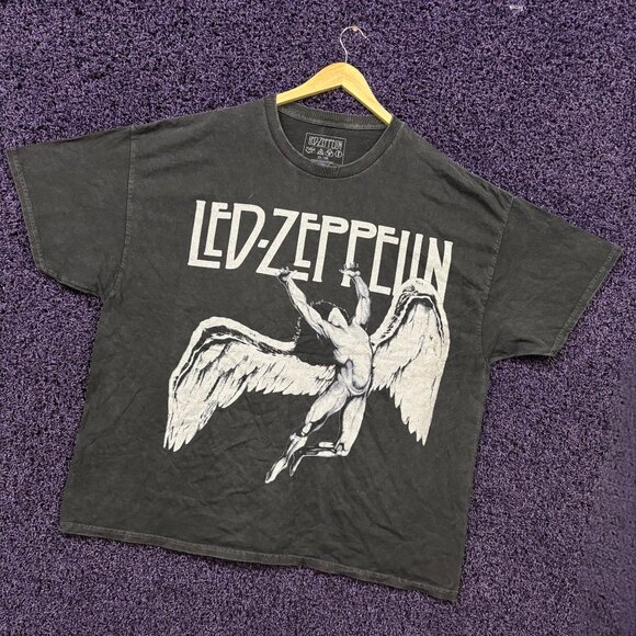 Led Zeppelin Fallen Angel Rock T-Shirt Size 2X - Picture 3 of 4